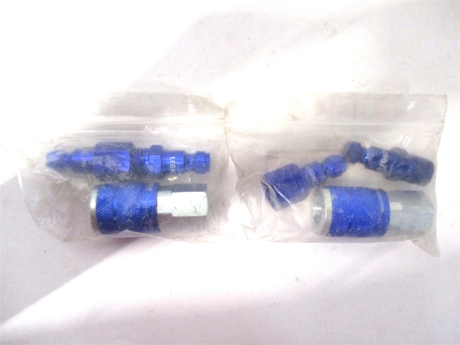 Legacy (1HUK5) 1/4" Coupling Tru-Flate-Auto Quick Connect Hose Coupling Set 6 PC