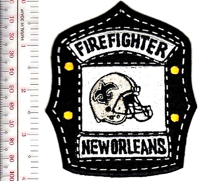Firefighter New Orleans Fire Department NO Saints NFL Football Team NO TARIFF