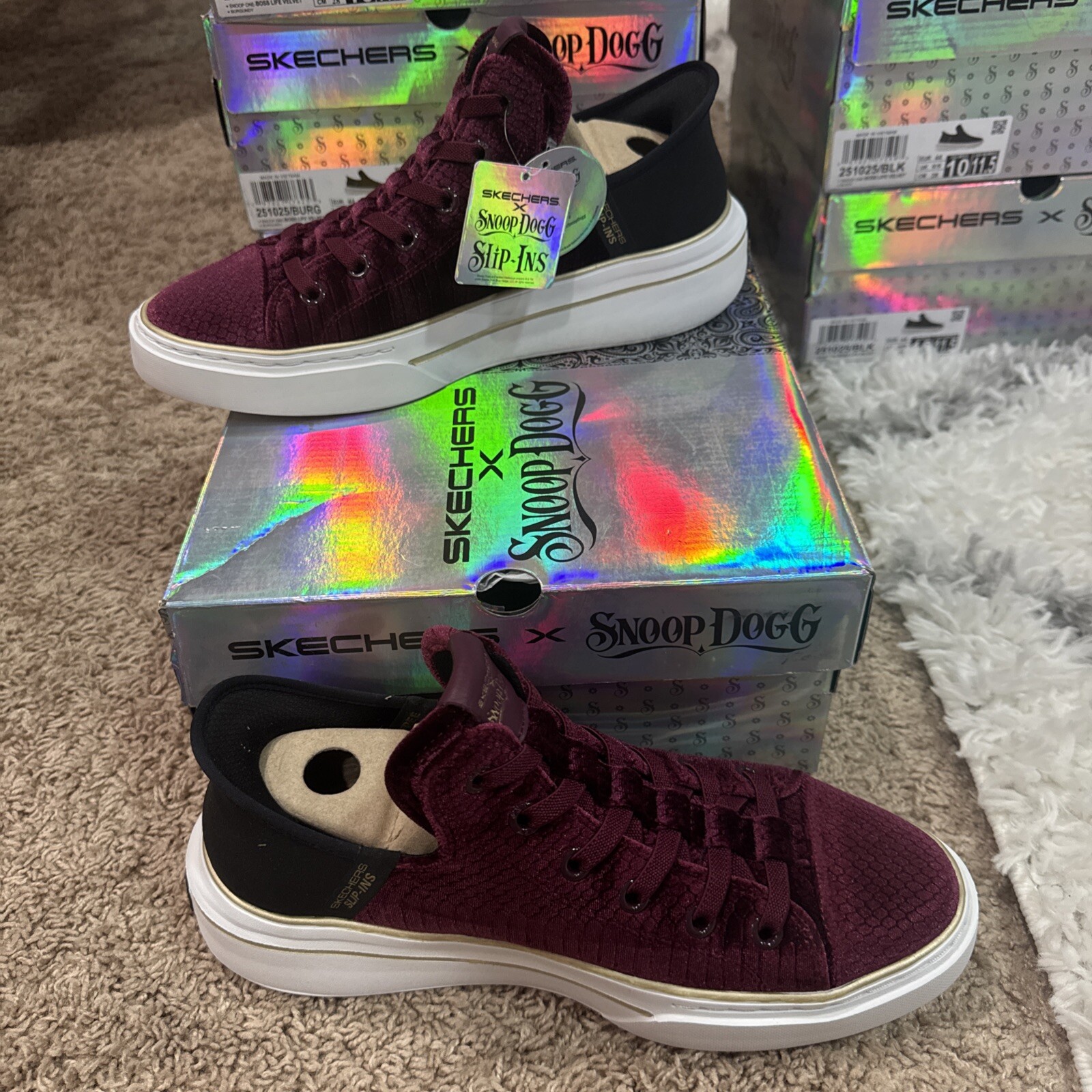 Skechers Snoop Dogg Burgundy