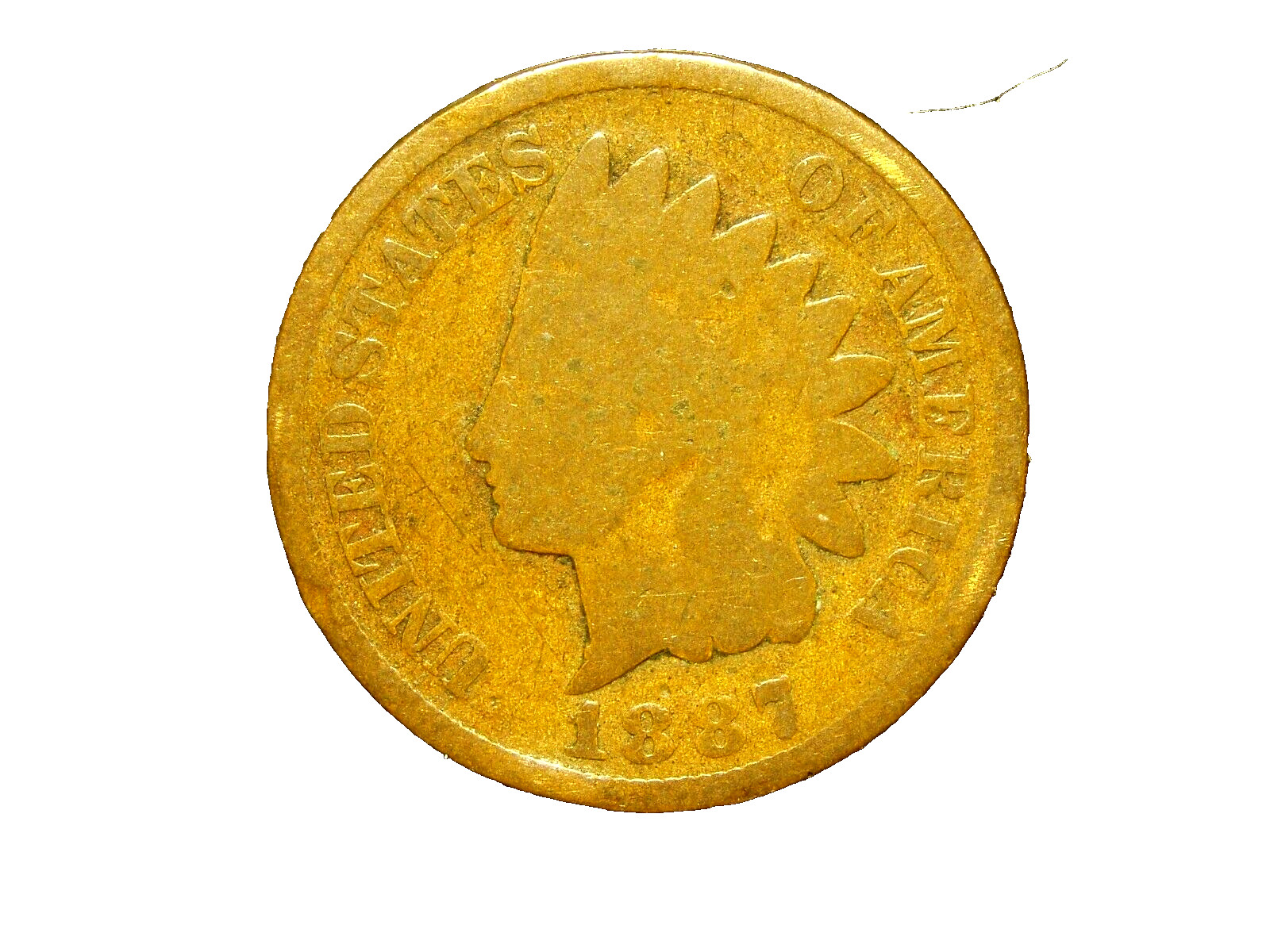 1887  INDIAN  HEAD  CENT #13