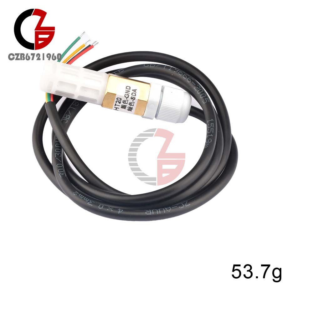 SHT20 PE Waterproof Temperature and Humidity Sensor Module Probe
