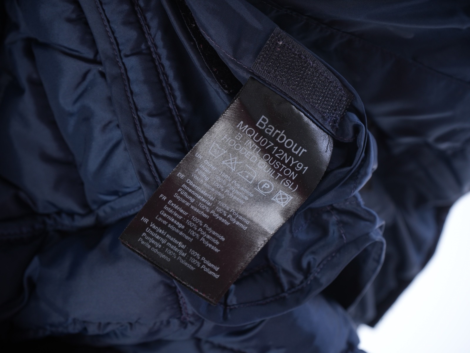 Barbour International Ouston Hooded Quilt Jacket