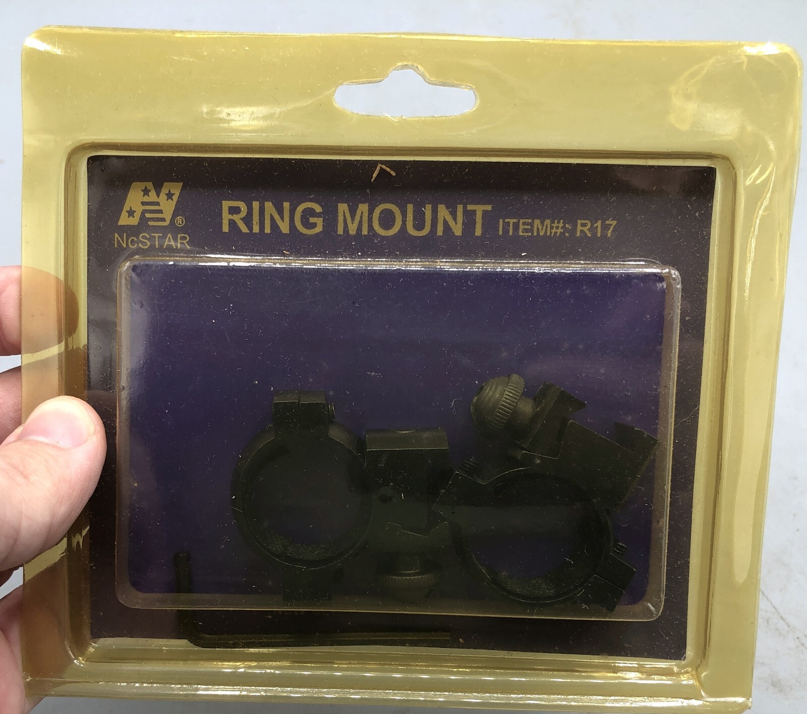 NcStar Ring Mount # R17 1 Inch Diameter Scope Rings New in Box