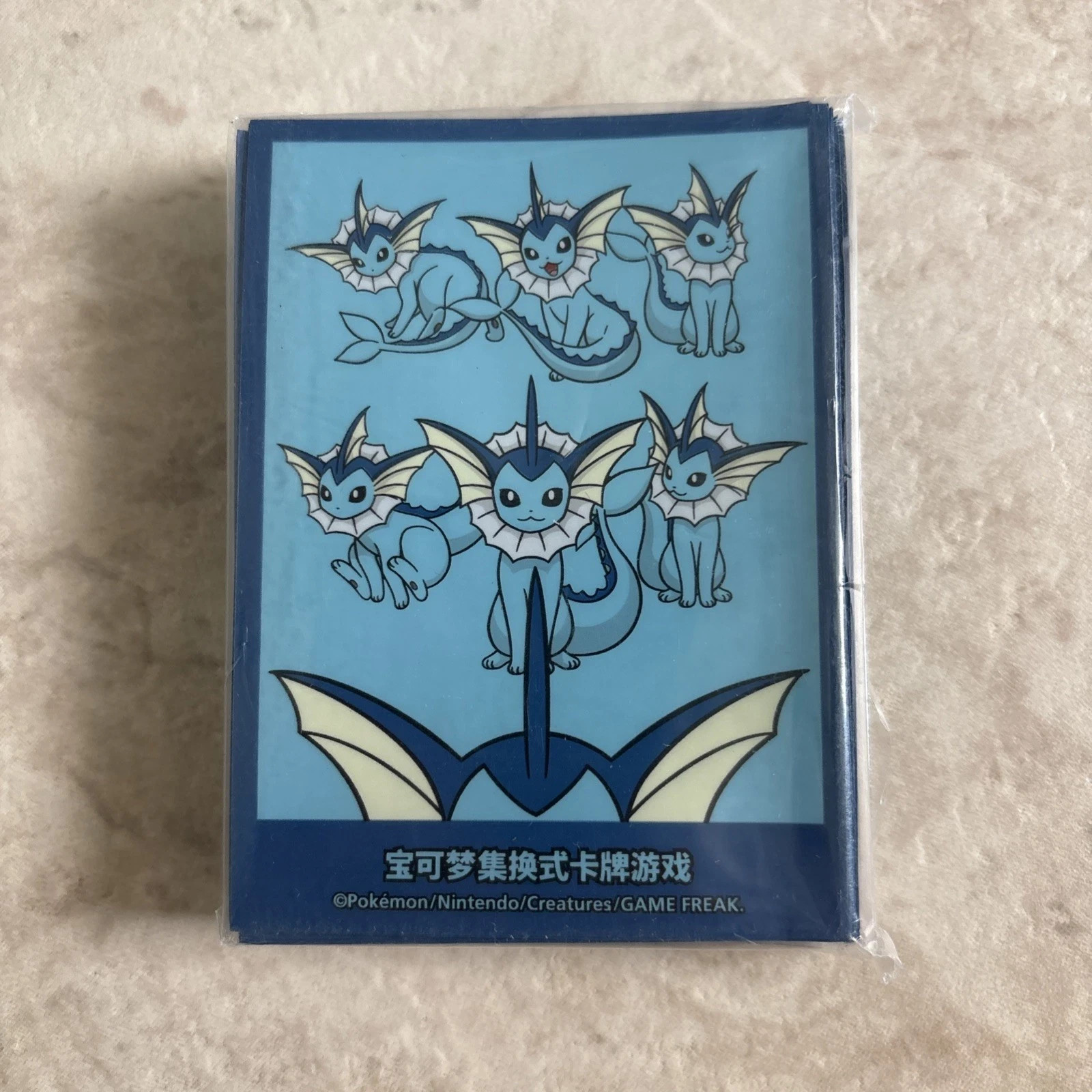 Pokémon Simplified Chinese Card Sleeves PTCG  (64 Pieces) Eevee Evolutions
