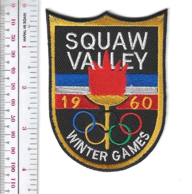 Retro Skiing California Squaw Valley 1960 Olympic Winter Games NO TARIFF