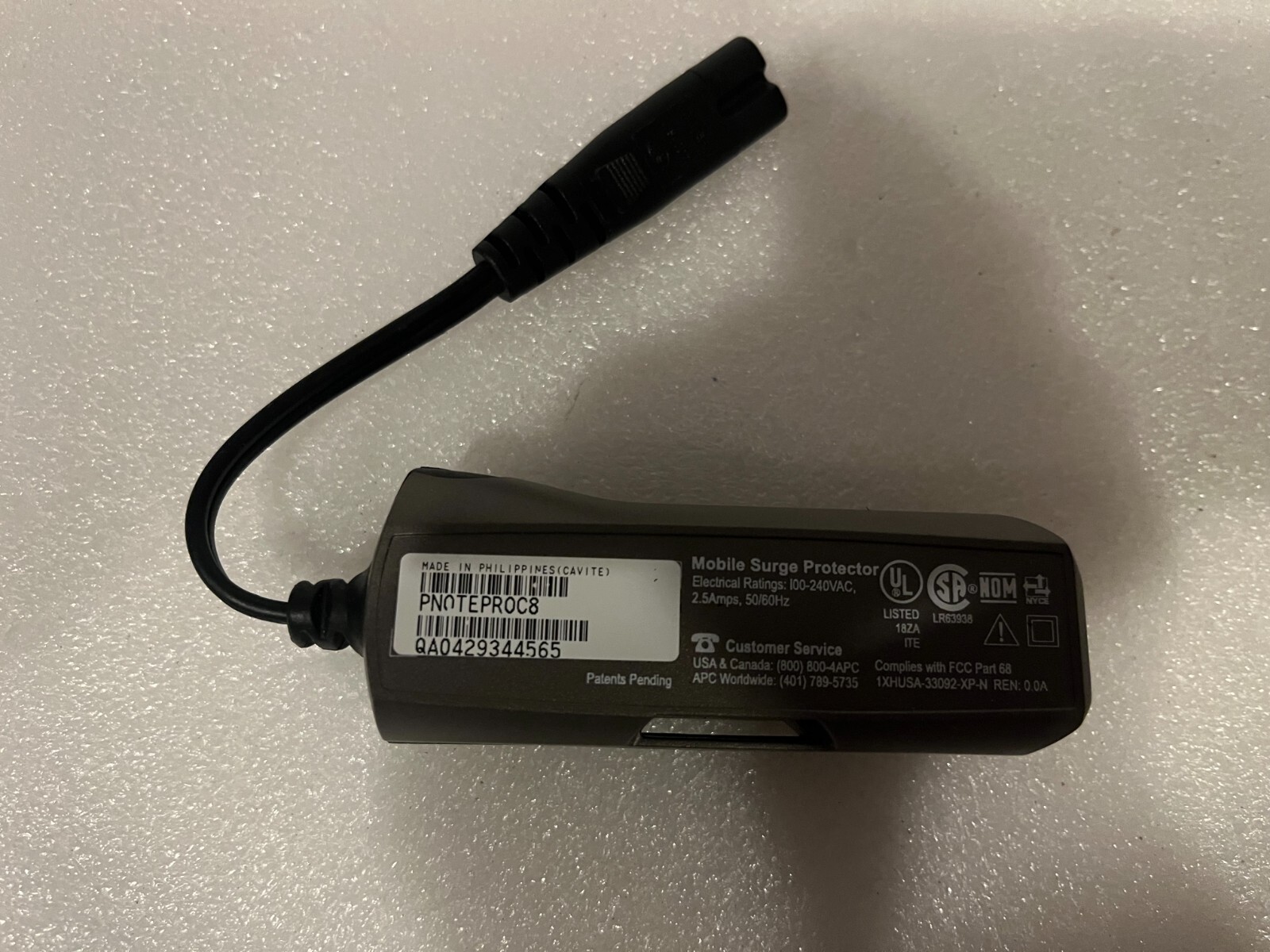APC PNOTEPRO SurgeArrest Computer Notebook Pro Professional Surge Protector
