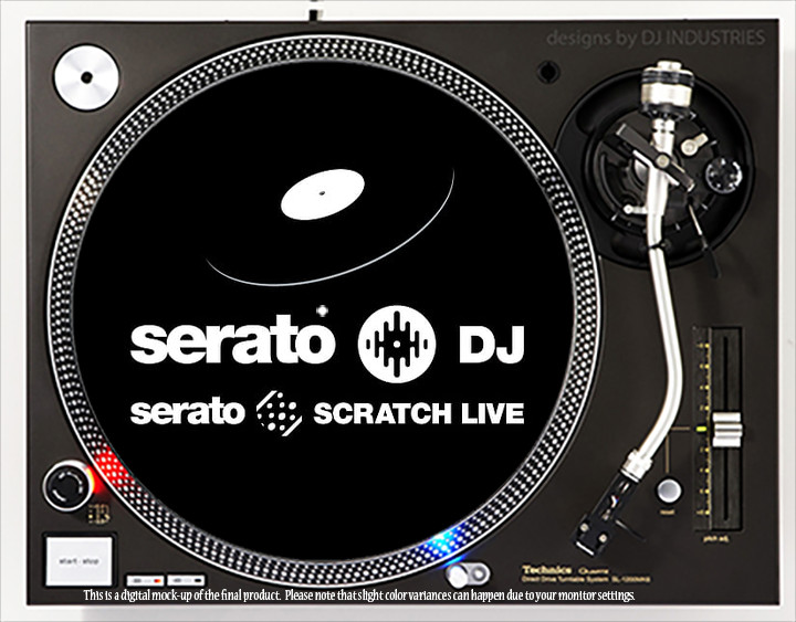 Serato Scratch Live 2 - 7"-12" DJ slipmat for LP turntable record player