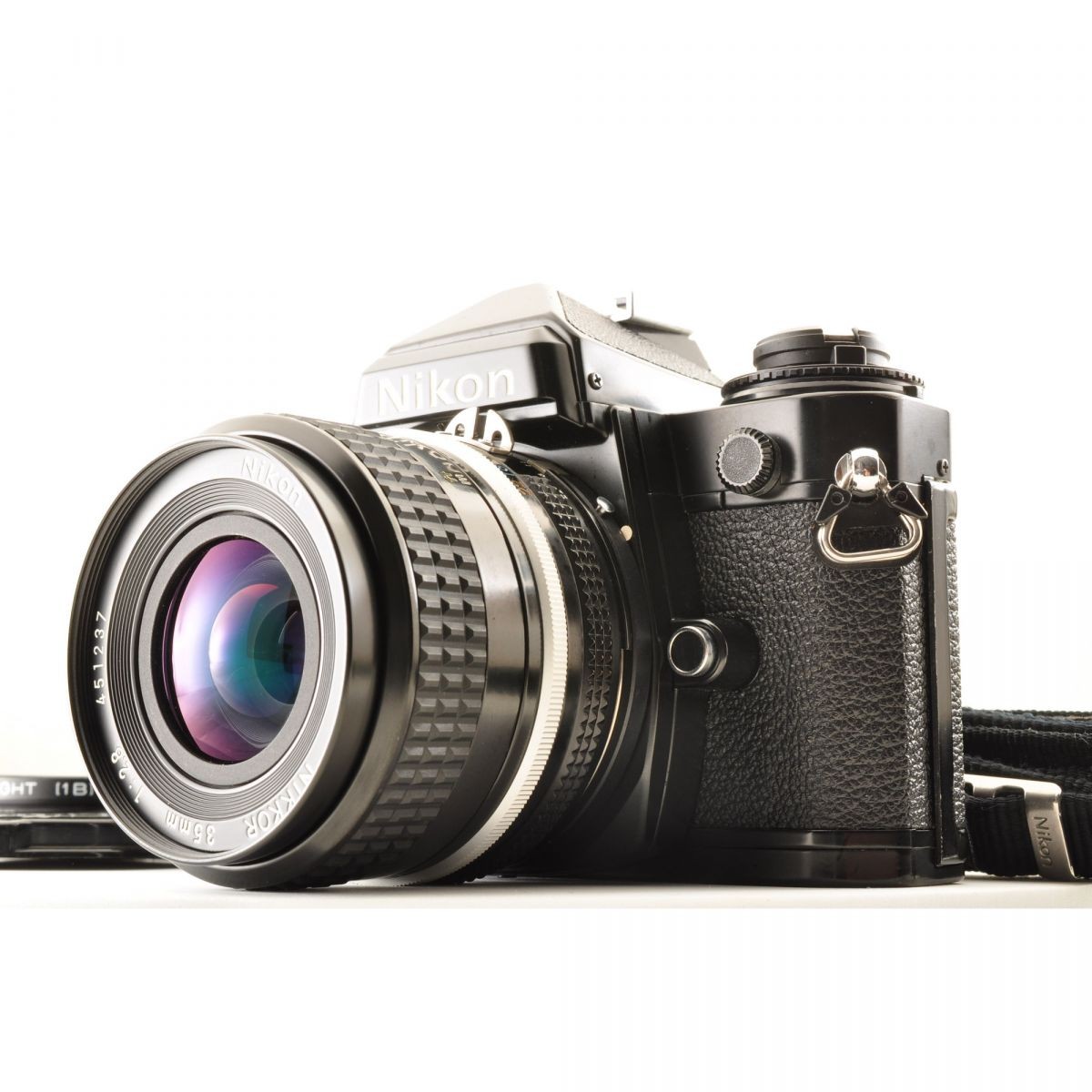 Nikon FE Black 35mm SLR Film Camera, 35mm MF Lens *Excellent+5* #4190