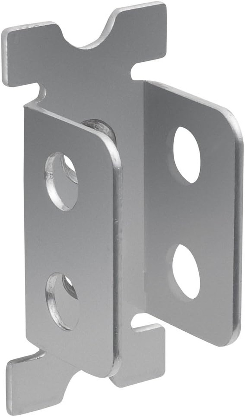 2 Piece Vertical Standard Connectors for Pegboard Wall Mount System, Closet, Gar