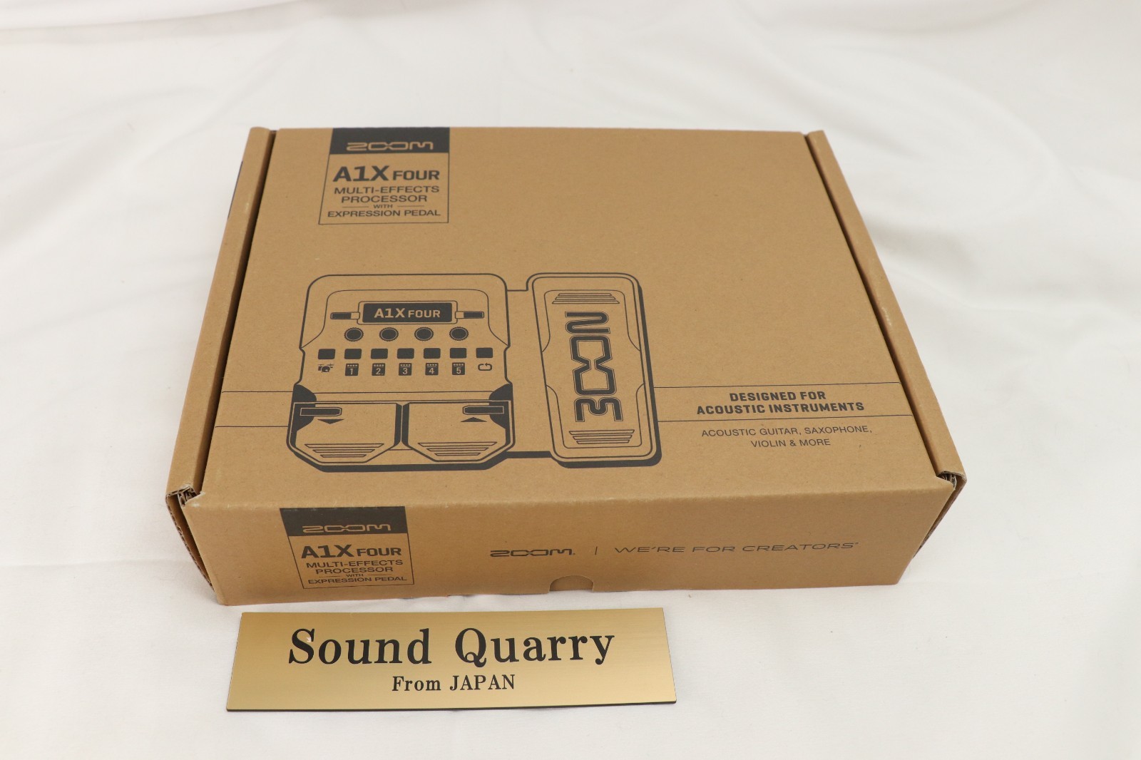 ZOOM A1X FOUR Guitar Multi-effects processor For Acoustic Guitar