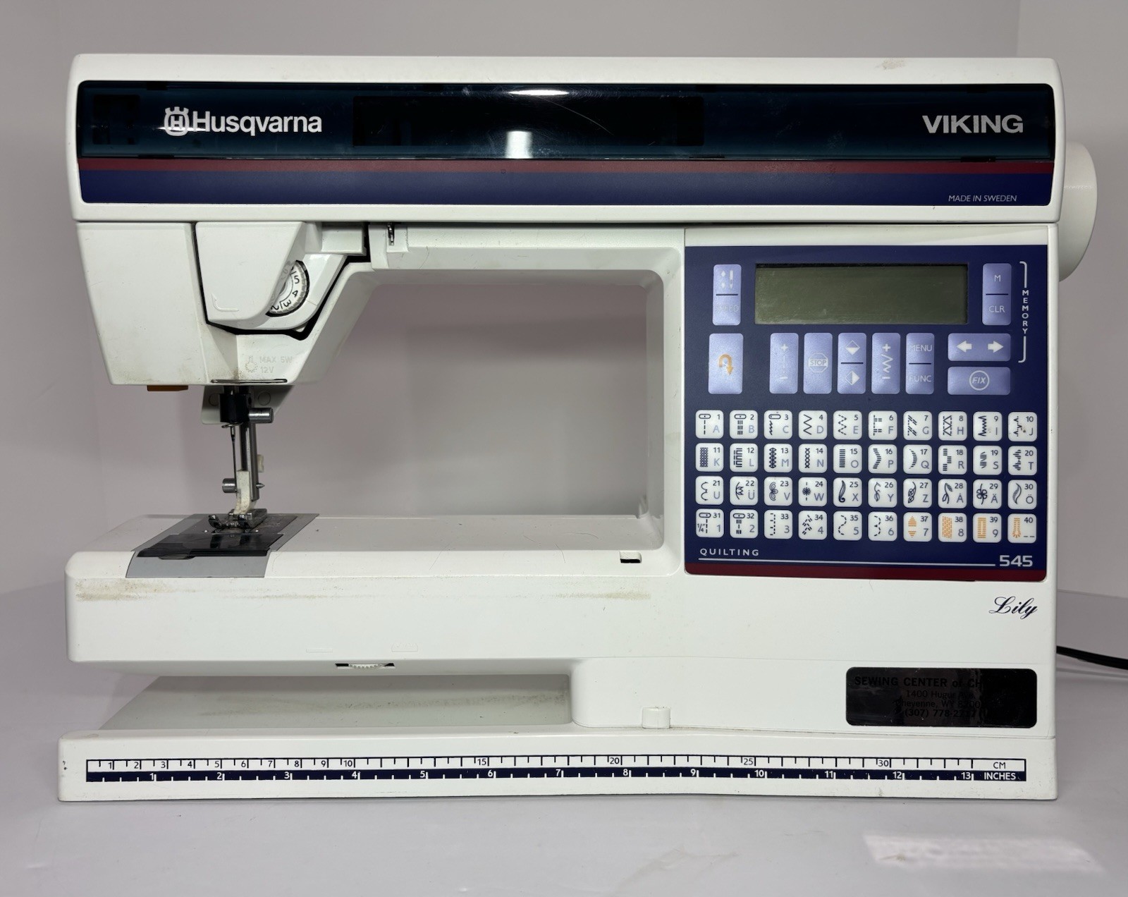 Husqvarna Viking Lily 545 Electronic Sewing Machine