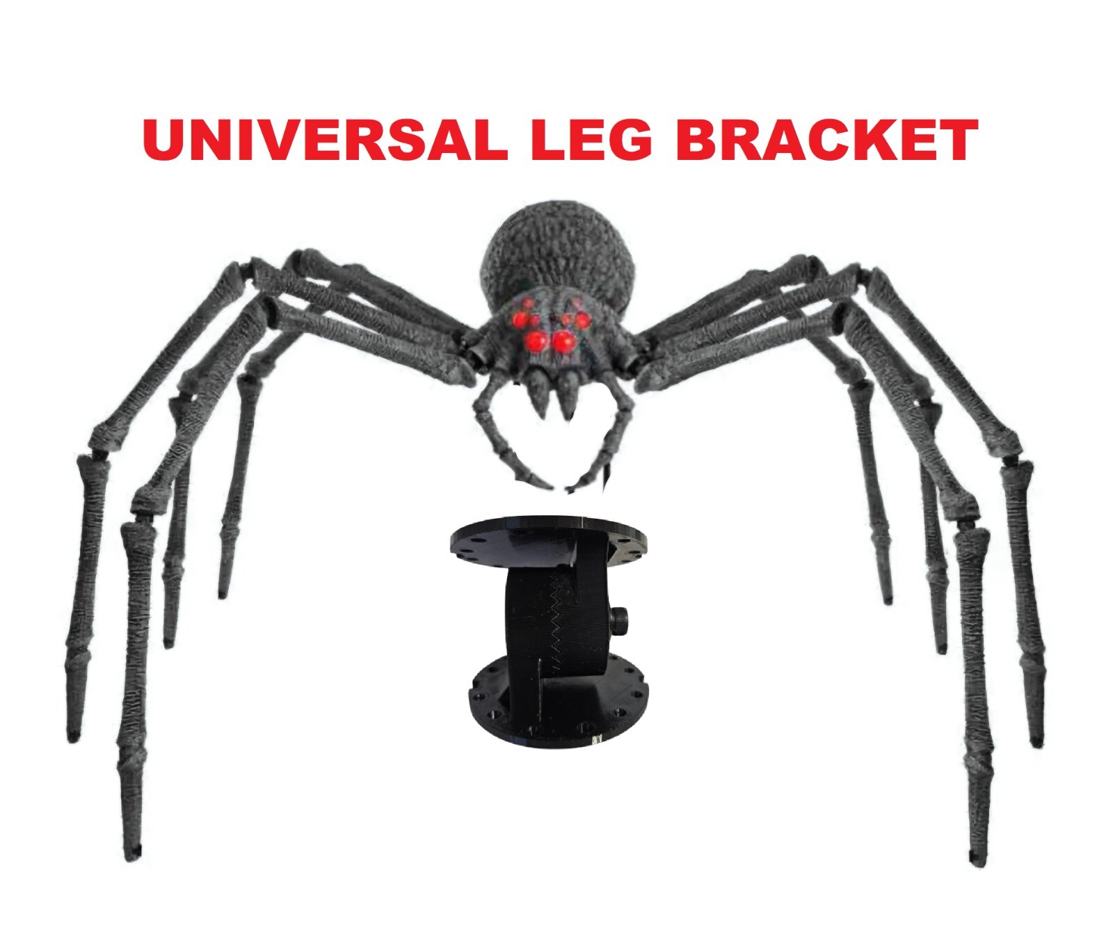 Universal Upgrade Leg Mounting Bracket for 5.5 ft Gargantuan Spider Home Depot