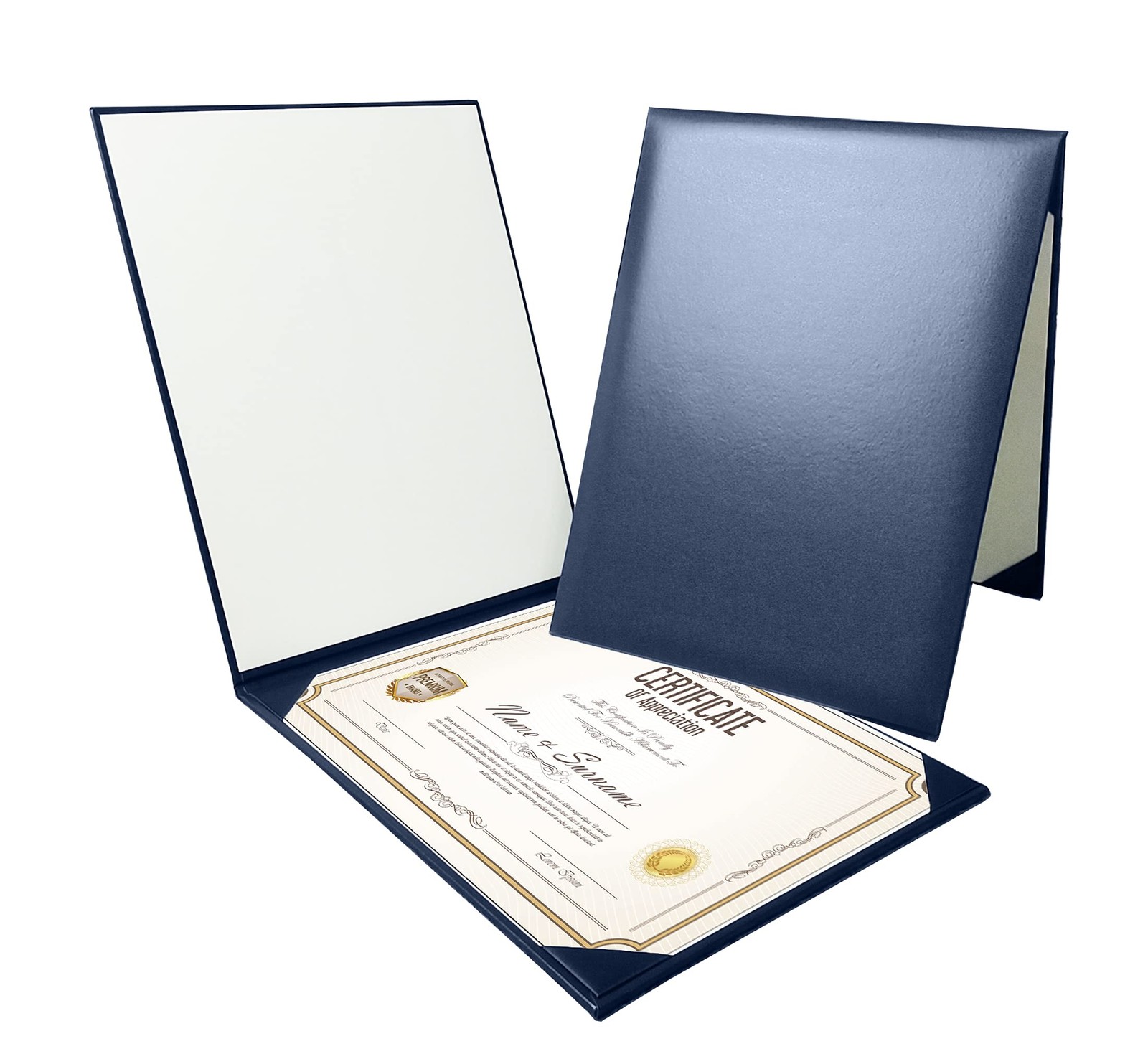 Gradplaza Graduation Diploma Cover Holder for Certificate 1 pcs, Navy