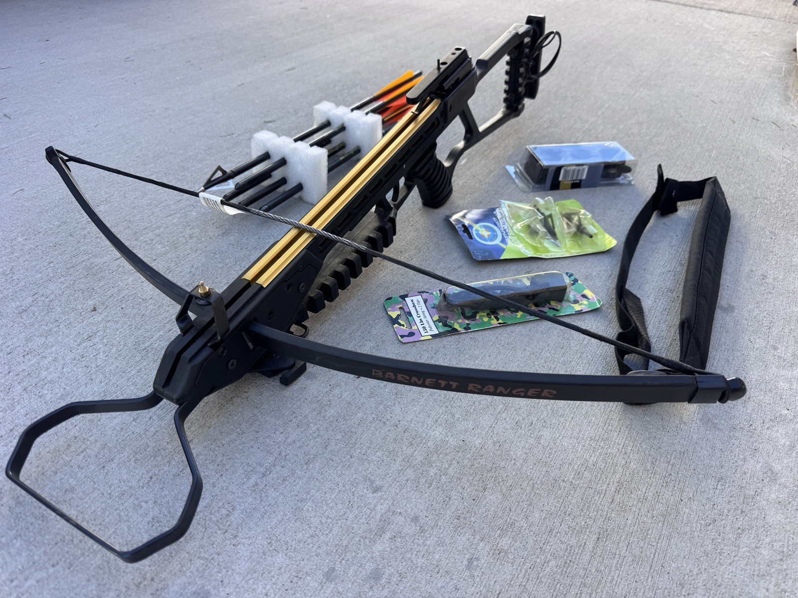 Barnett Ranger Target Sports Set w/ 5 Horton Bolts Rope Cocking Aid Spare String