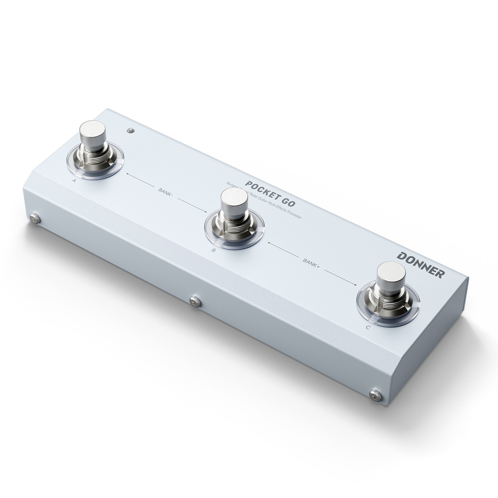 Donner Pocket Go Multi-Effects Pedal For Guitar/Bass Effector 6 Effects Modules