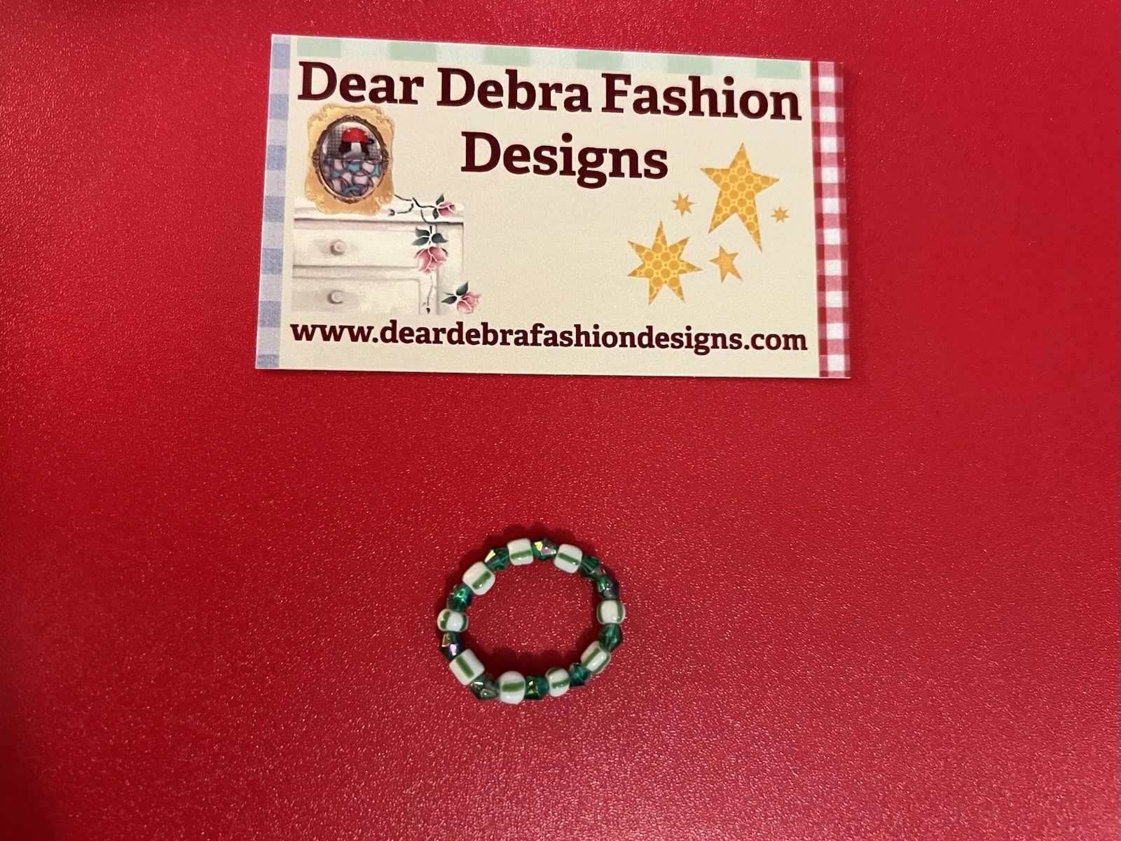 Beaded Ring One Size Fits All