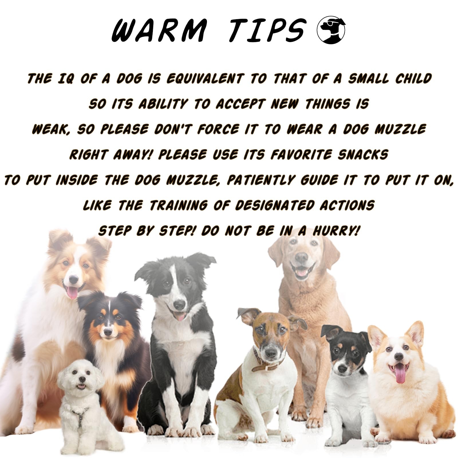 Dog Muzzle, Breathable Basket Muzzles for Medium Large Sized Dogs, Adjustable...