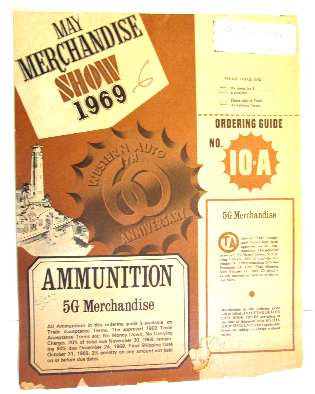 VTG May 1969 Merchandise Show Catalog Ordering Guide 10-A Ammunition 12p