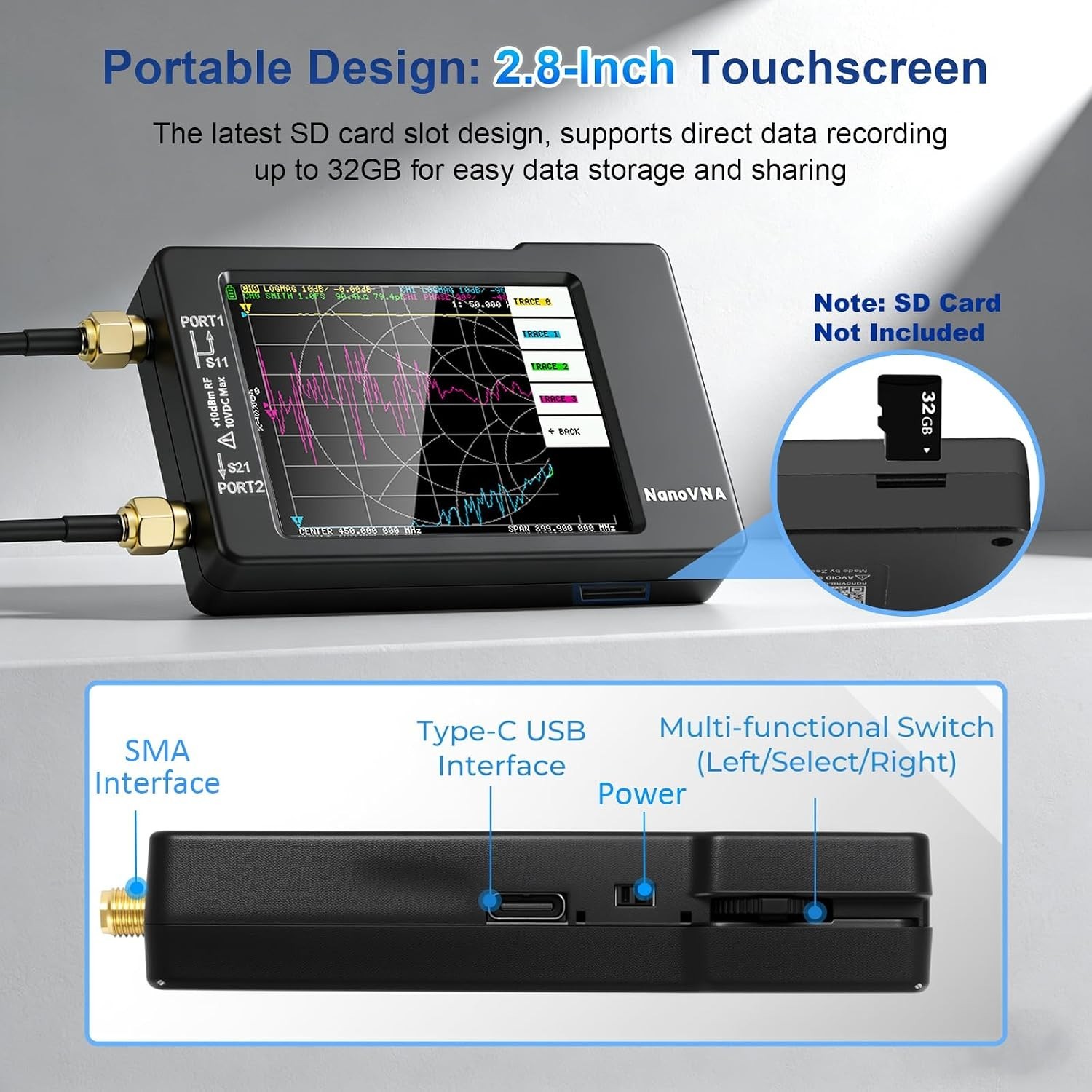 Upgraded V3.7 Antenna Analyzer - 1.5GHz