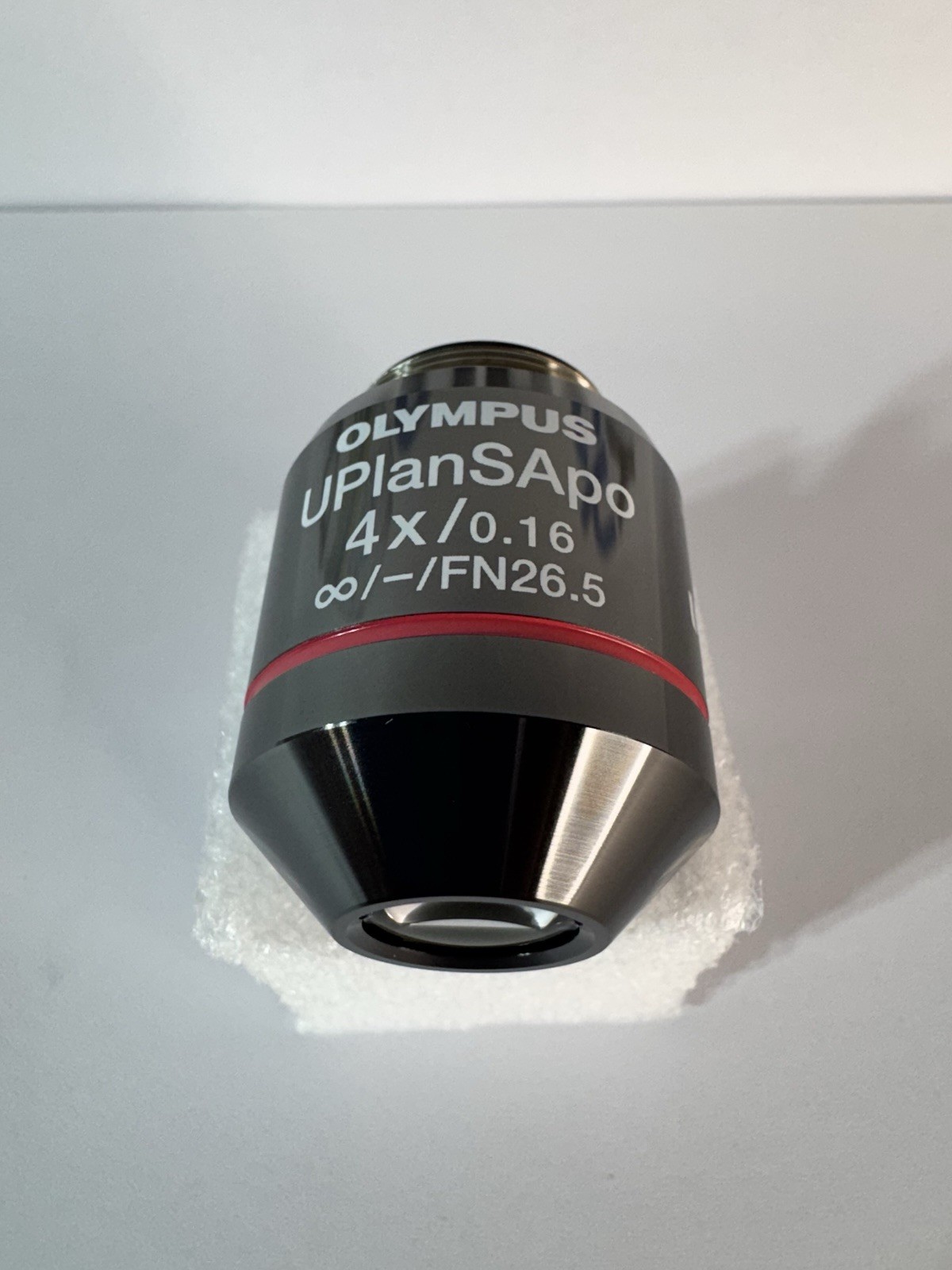 Olympus UPlanSApo 4x/0.16 ∞/- Microscope Objective Lens UIS2 -Read