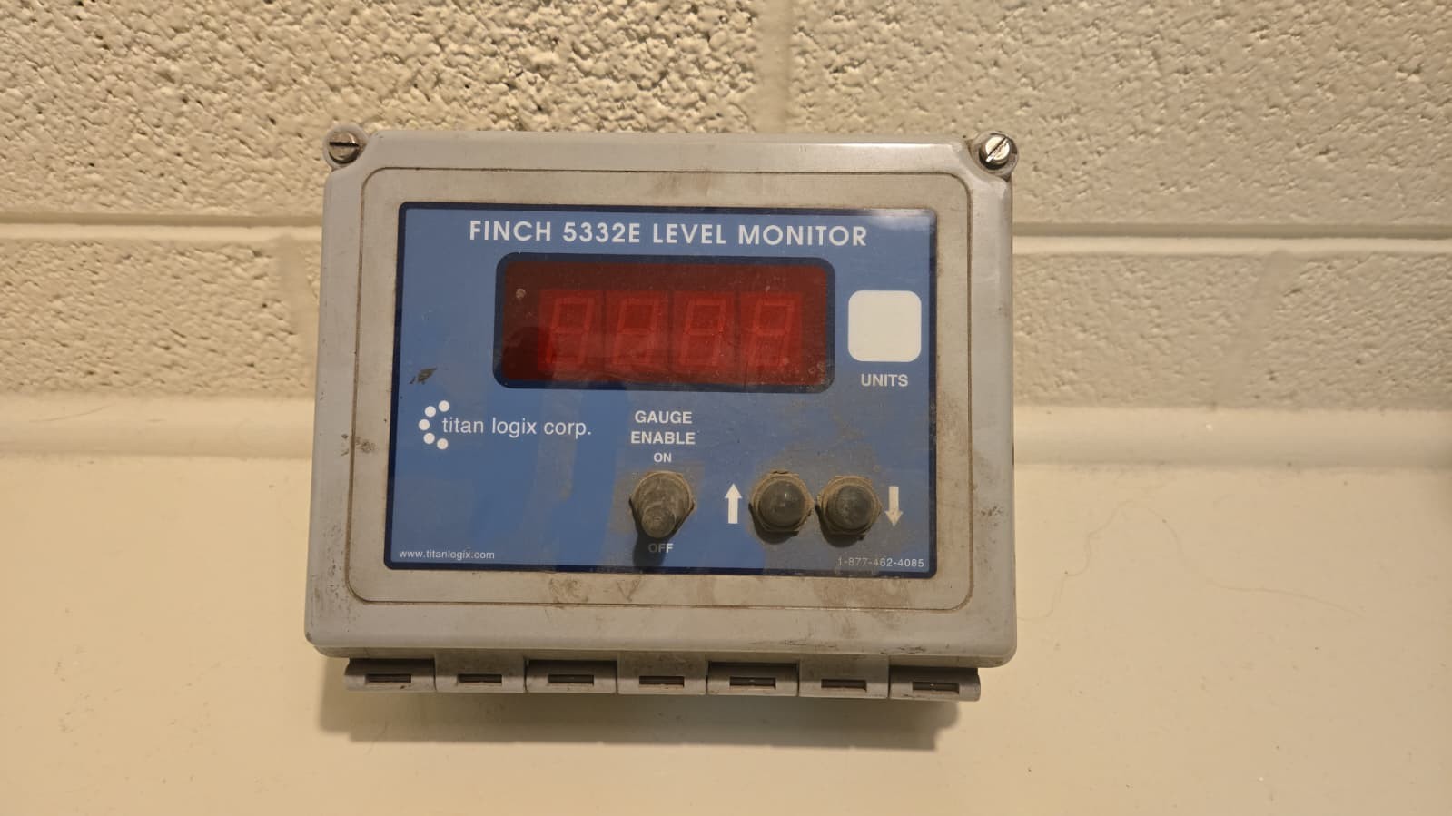 Titan Logix FINCH 5332e level monitor for TD80 system