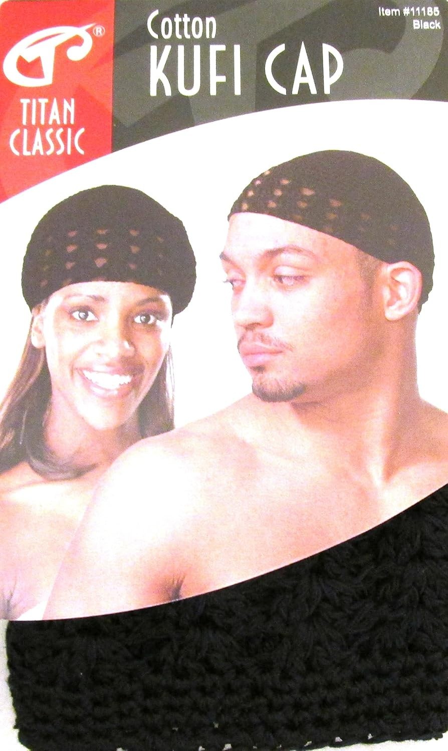 Titan Classic Cotton KUFI Cap, Ultra Stretch, Comfort & Fit