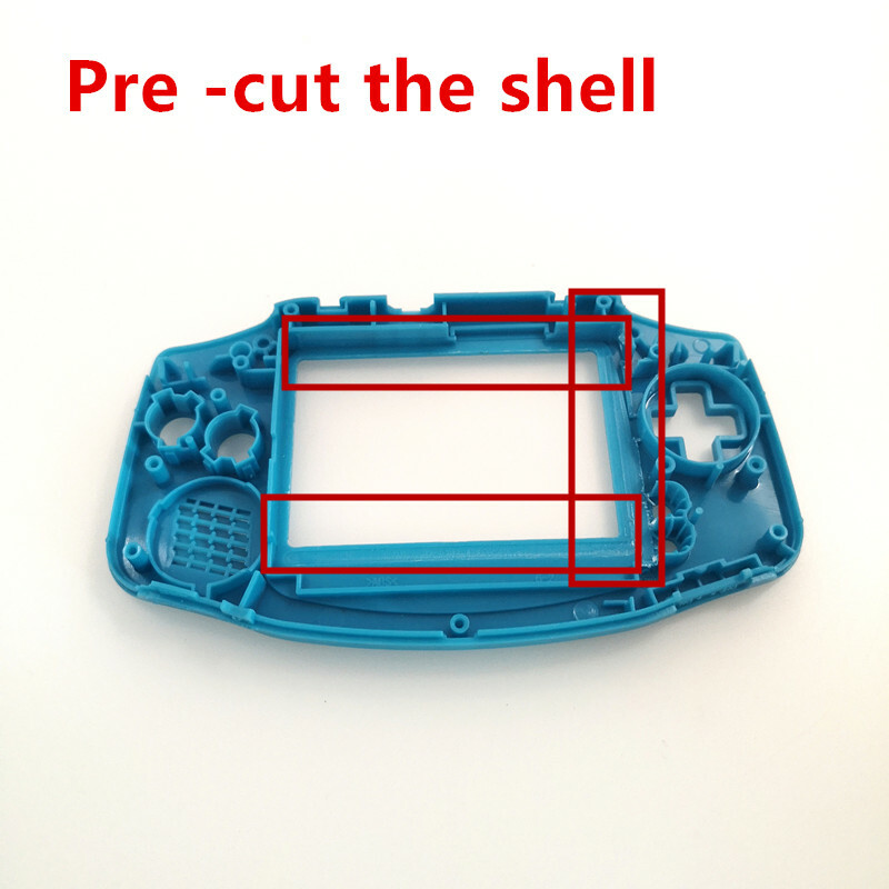 GBA 10 Levels V2 V5 IPS Backlight Backlit LCD Mod Customized SHELL