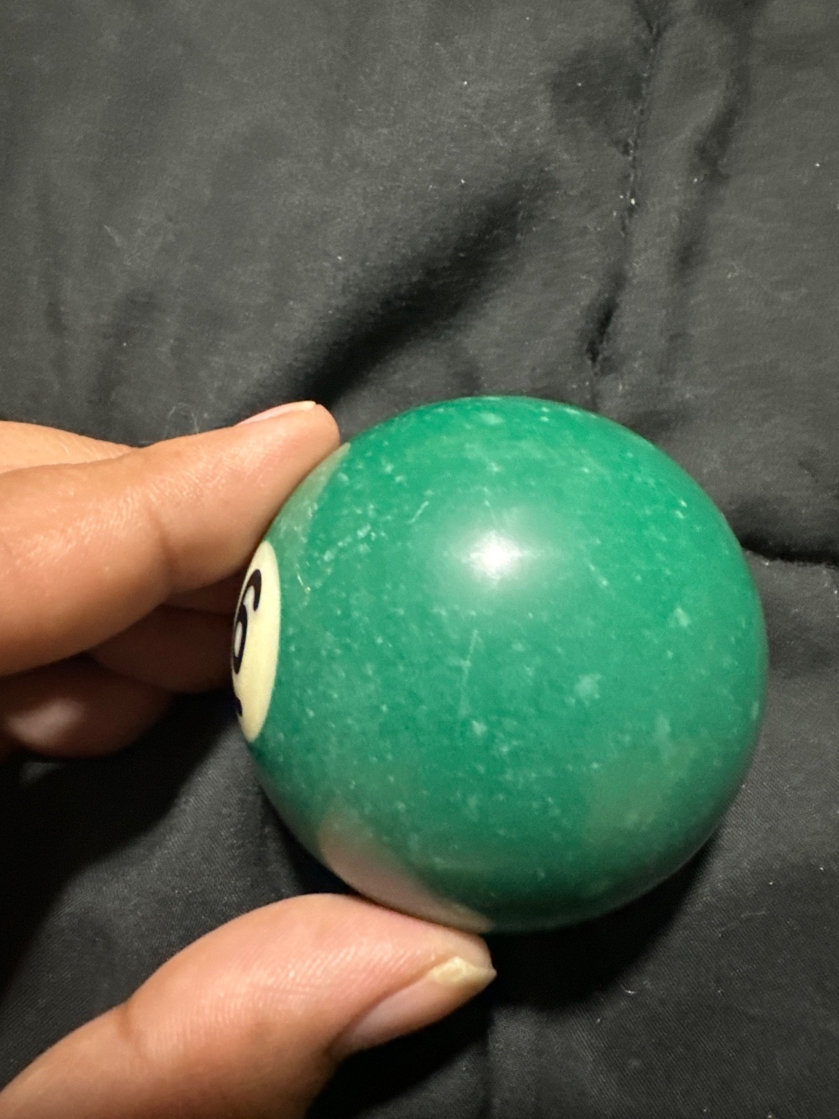 Replacement Billiard Pool Ball vintage green 6