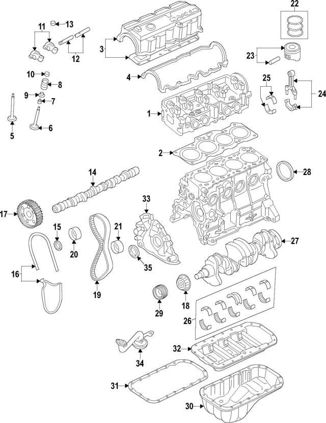 Genuine Mazda Valve Keeper JF01-12-114