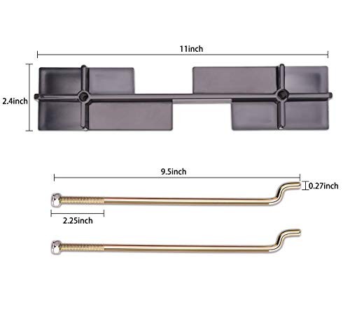 Battery Hold Down Plate with Rods Kit for EZGO TXT 1994-up 36 Volt Electric