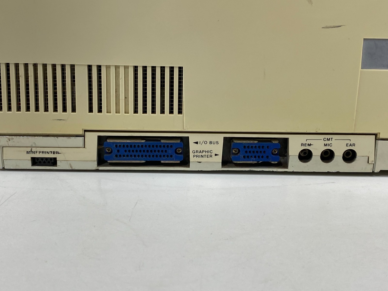 Vintage Casio FX-9000P Professional Computer Z80 W/Casio OP-1 interface Box Rare