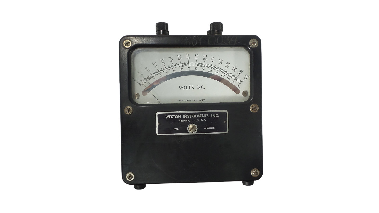 WESTON 931 5000 OHMS PER VOLT DC Voltmeter - Free Shipping