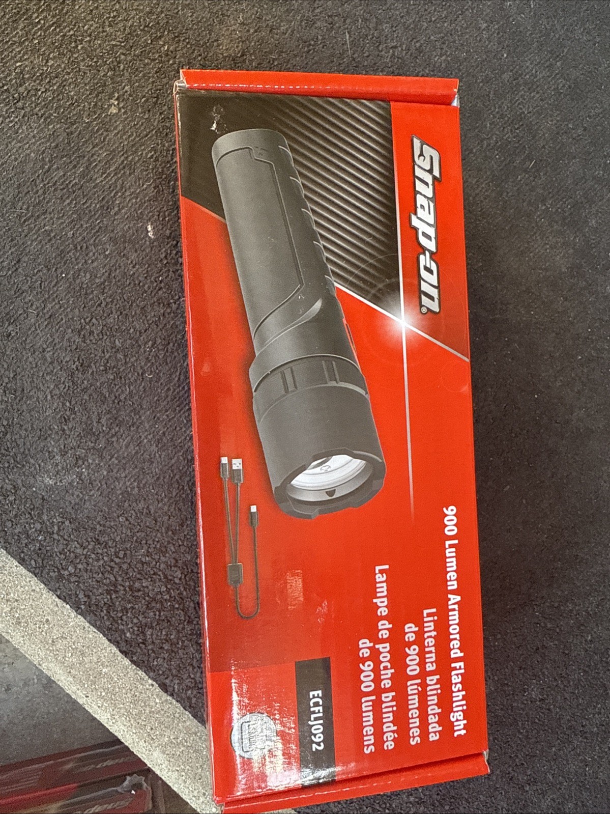 For Snap On Tools ECFLJ092 Armored Flashlight 900 Lumen