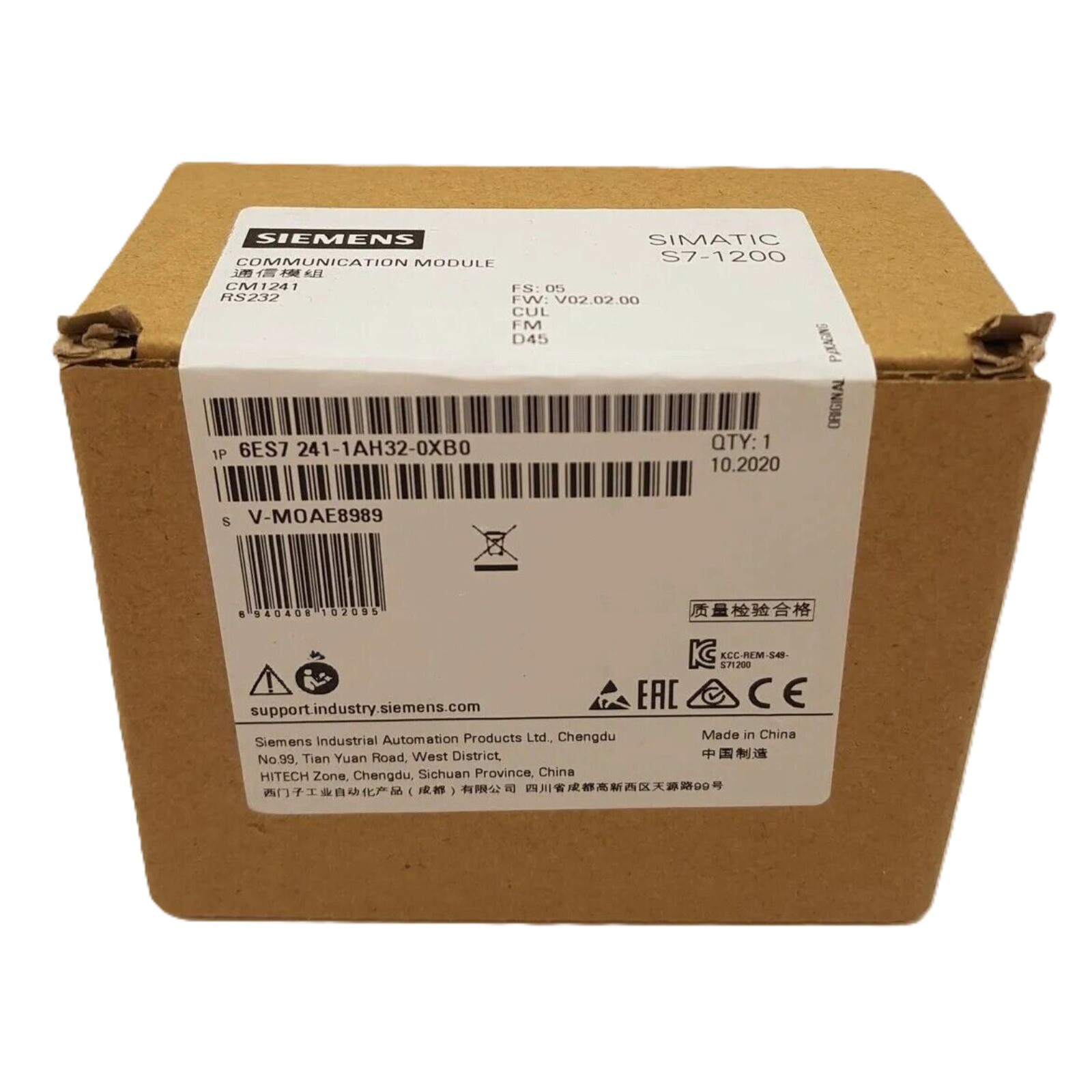 Siemens 6ES7241-1AH32-0XB0 Controller Module New in box