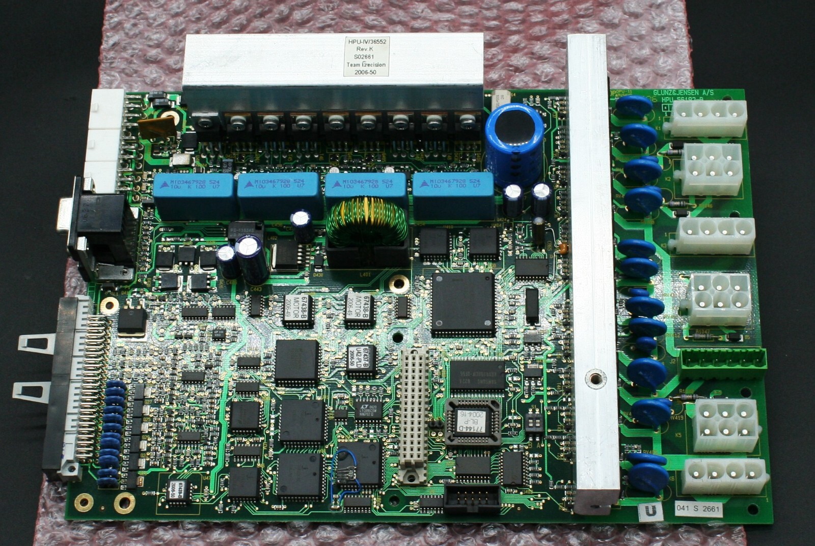 One Glunz &Jensen A/S 56193-B Controller Board HPU IV/36552 REV K #1