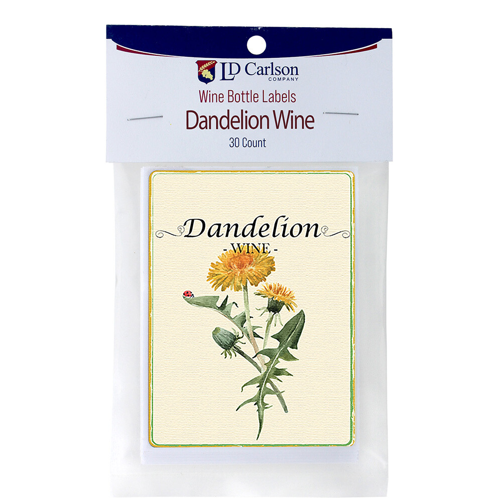 Dandelion Wine Labels 30/Pack Specialty Collection