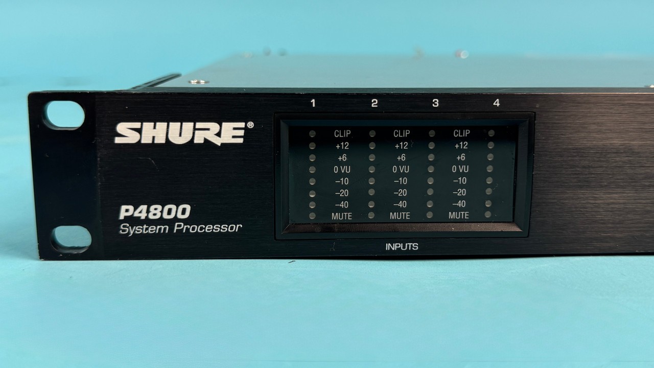 SHURE P4800 SYSTEM PROCESSOR: digital, audio, 4 input, 8 output |010-8871599