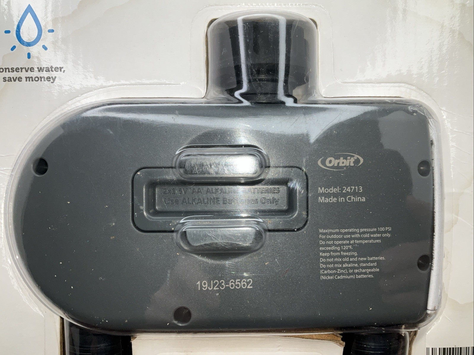 ORBIT 2-OUTLET HOSE FAUCET TIMER MODEL 24713 New