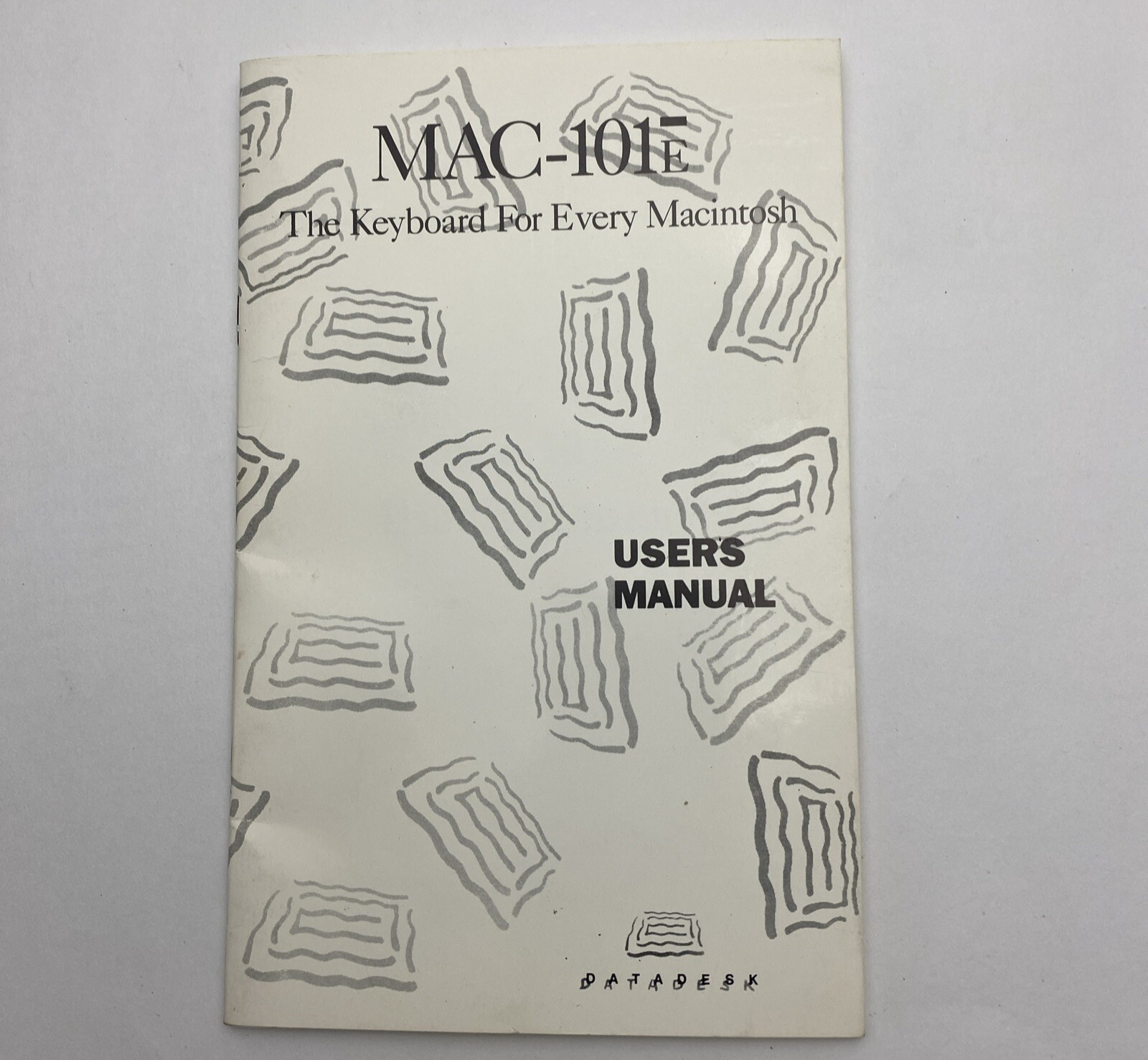 1993 MAC 101-E The Keyboard For Every Macintosh User's Manual Paper