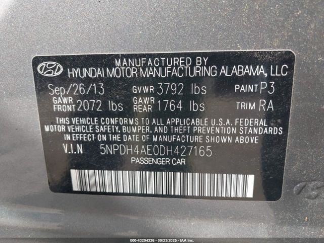 ELANTRA   2013 Glove Box 4886951