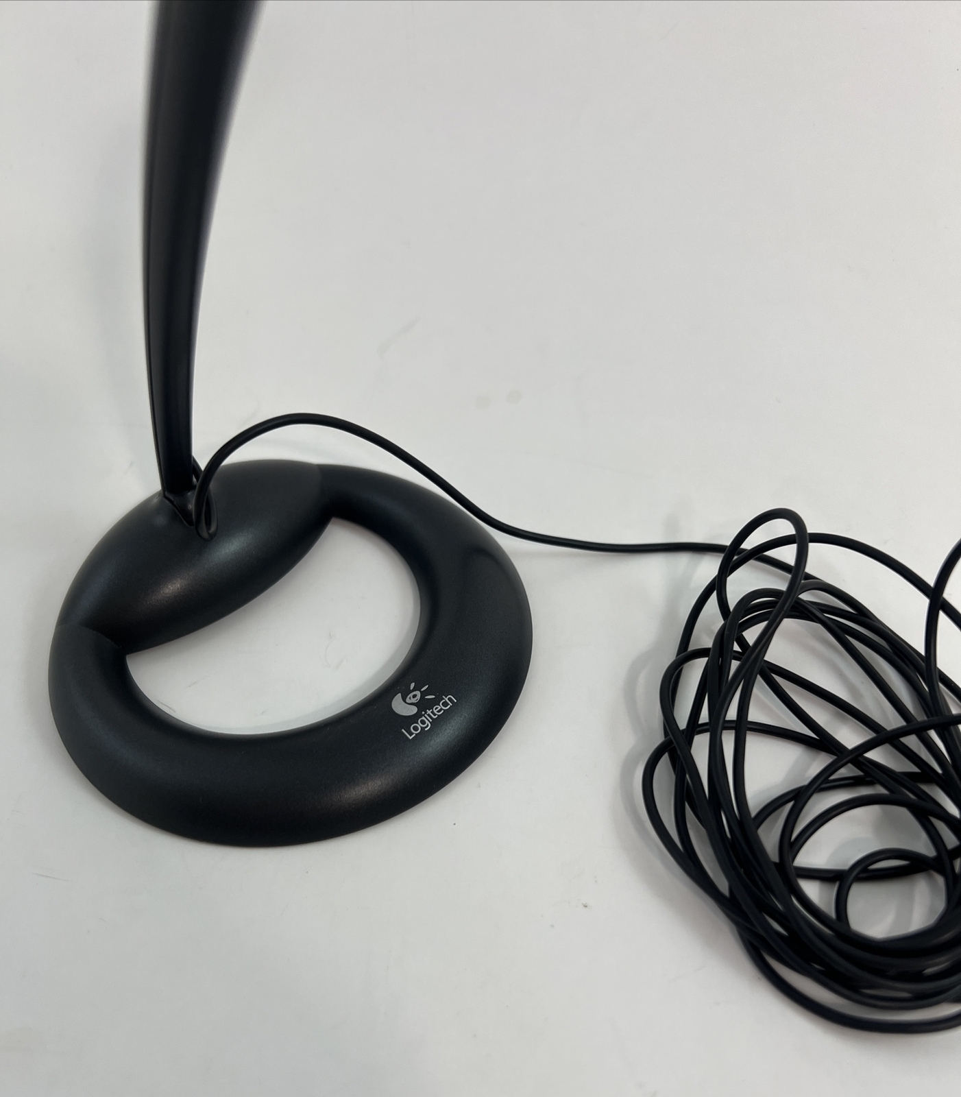 Logitech Grey Multi Media Conversational Computer Microphone w/ 3.5mm Jack