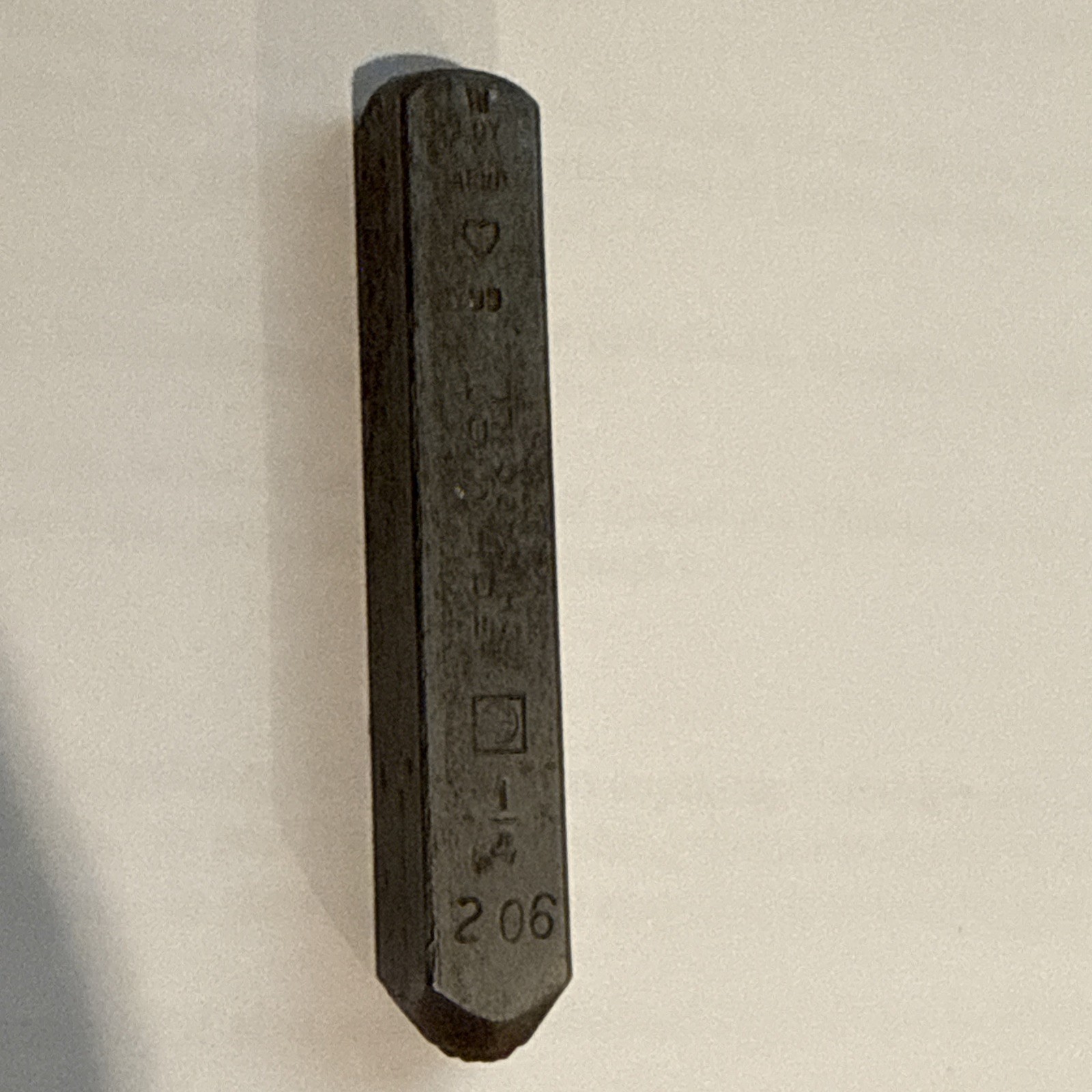 Schmidt Steel Stamp Marking Maltese Cross 1/4 Chicago 206 Lot Aero Metal