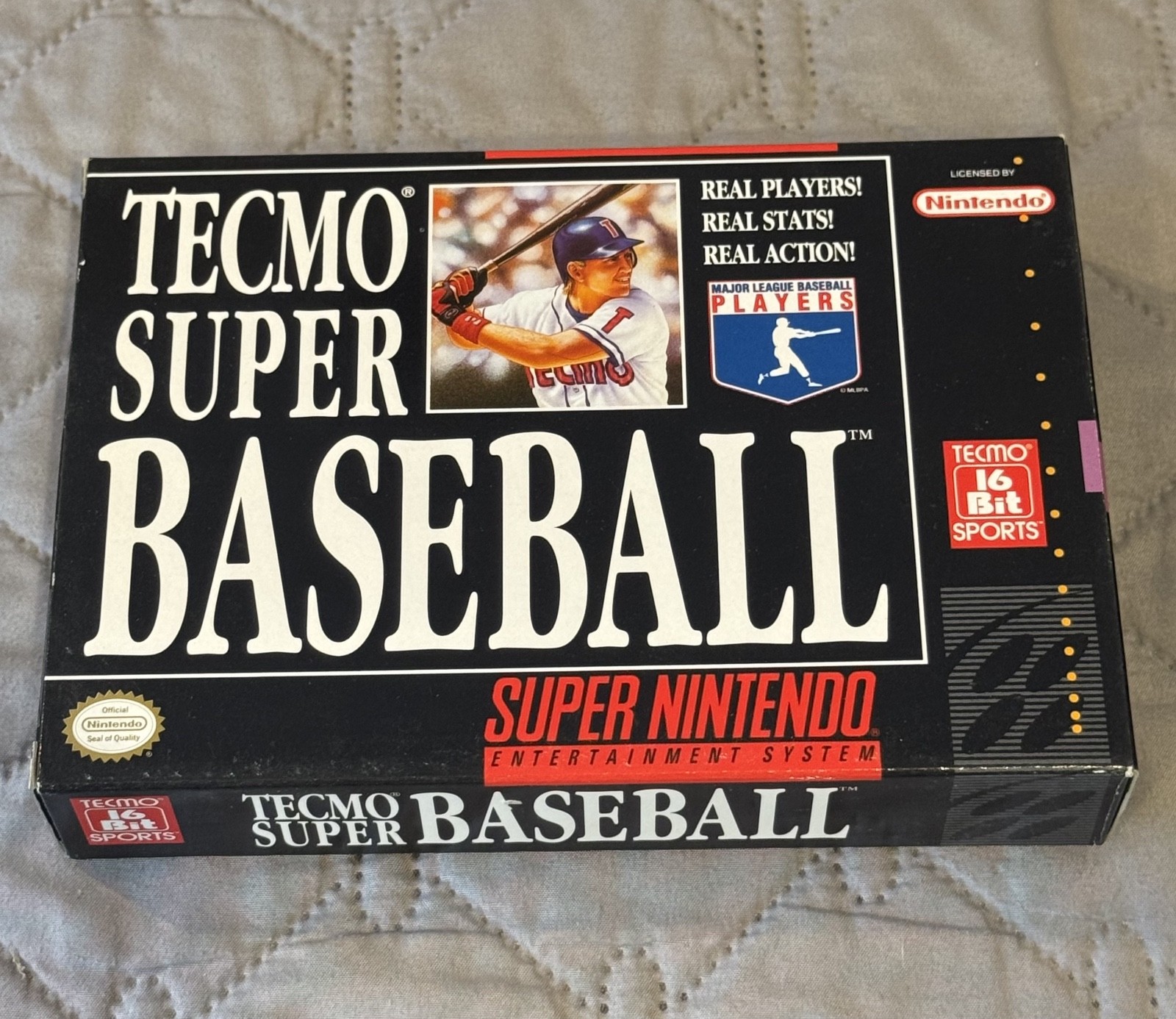 Tecmo Super Baseball   *  Snes Box Only * Super Nintendo Original box