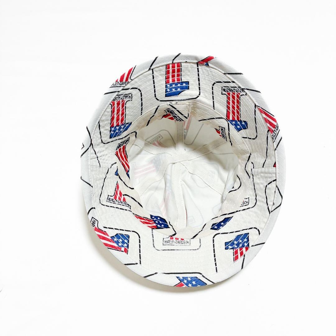 Dead USA made Harley Davidson bucket hat 7 1 4 7 3 8