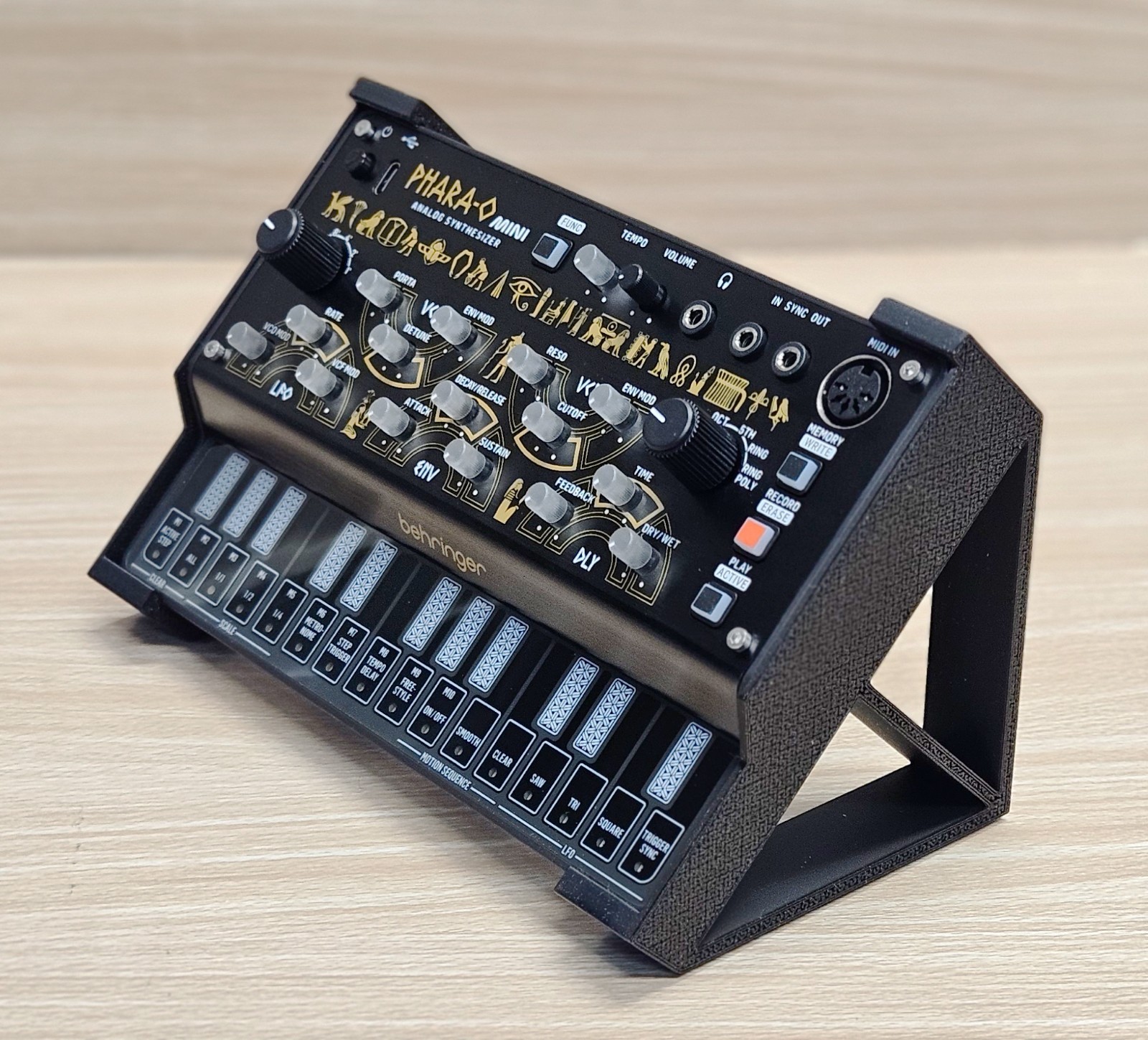 The Analog Source Angled Stands For Behringer JT Mini Pro VS Phara-O Synthesizer