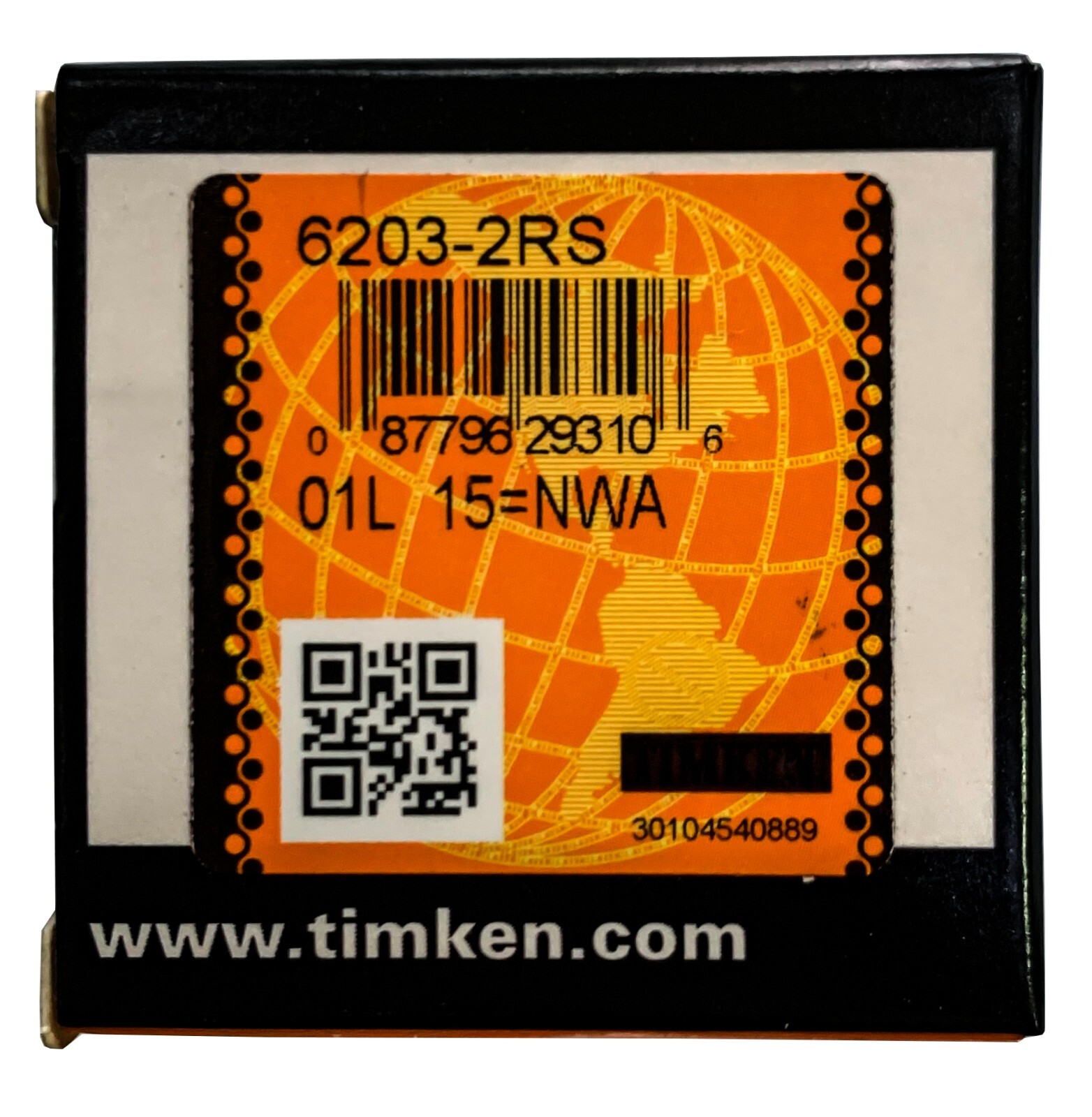 2PCS TIMKEN 6203-2RS 17X40X12MM Double Rubber Sealed Bearings 6203RS