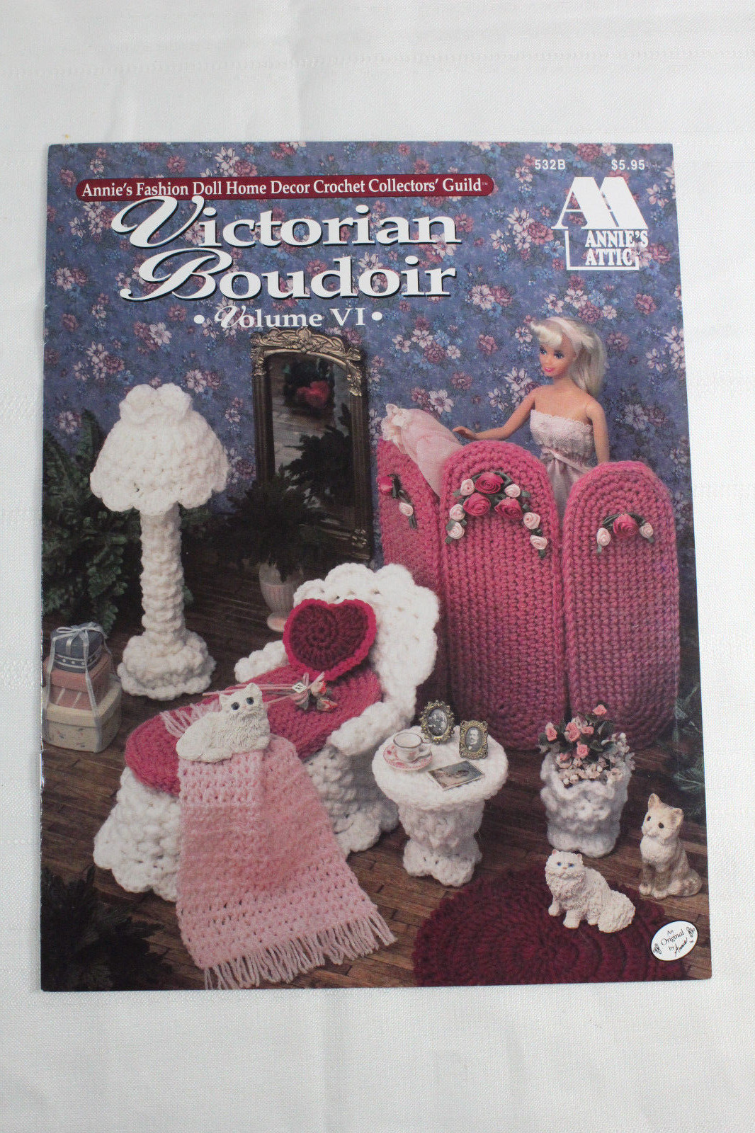 Annie's Fashion Doll Crochet Collector's Guild, Victorian Boudoir, Vol VI