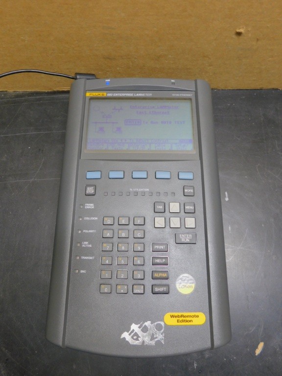 FLUKE 683 Enterprise LANMeter w/ AC Adapter