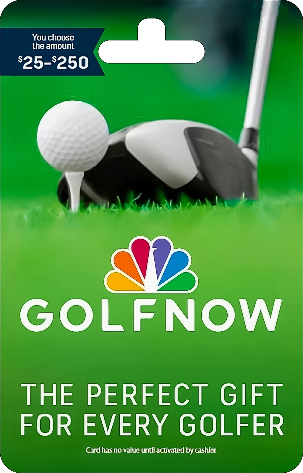 GolfNow Physical Gift Card - $50