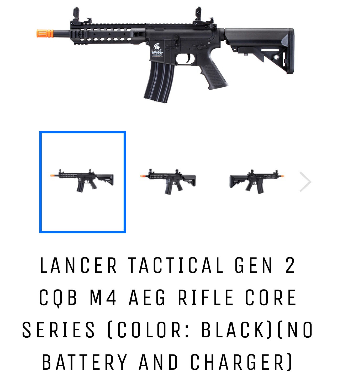 Lancer Tactical Gen 2 M4 Black Or Ran, YOU pick!
